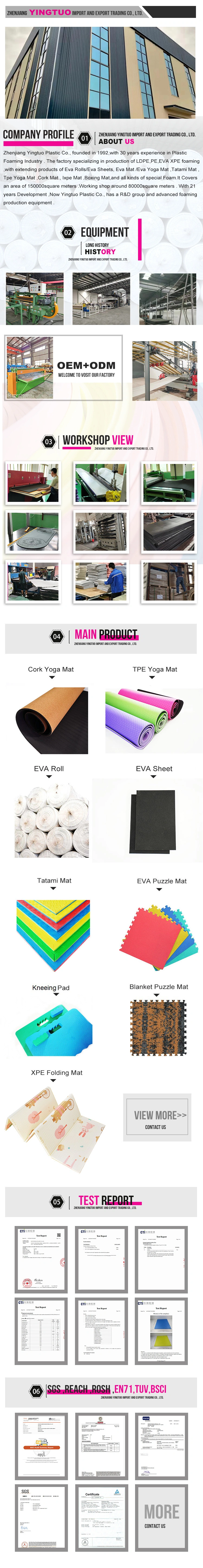 Eco Friendly Cork TPE Yoga Mat 3mm Tropical Reach Customized Printing Designs Yoga &amp; Pilate Custom Size/173cm*61cm/183cm*68cm