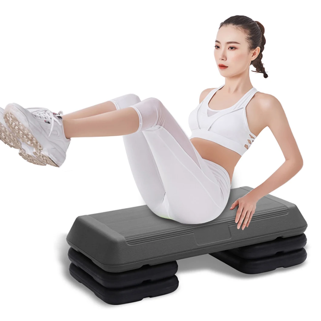 Fitness Aerobic Step 3 Level Adjustable Non-Slip Cardio Yoga Pedal Stepper Gym Workout Exercise Fitness Aerobic Step Equipment