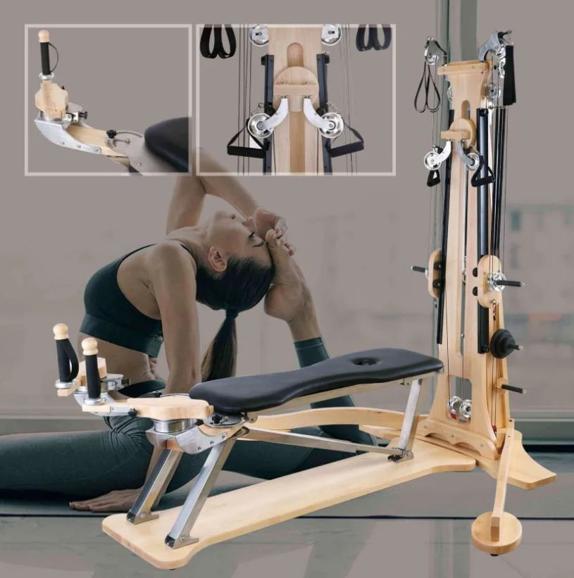 2022 Syt Pilates Zen Soft Instrument Cyclotron Wooden Spinal Equipment Exercise Yoga Machine