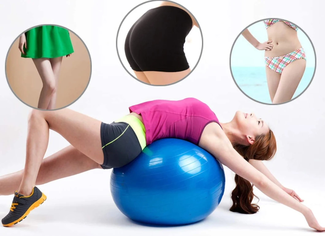 Exercise Gym Anti-Burst Inflatable Custom Logo PVC Balance Yoga Ball