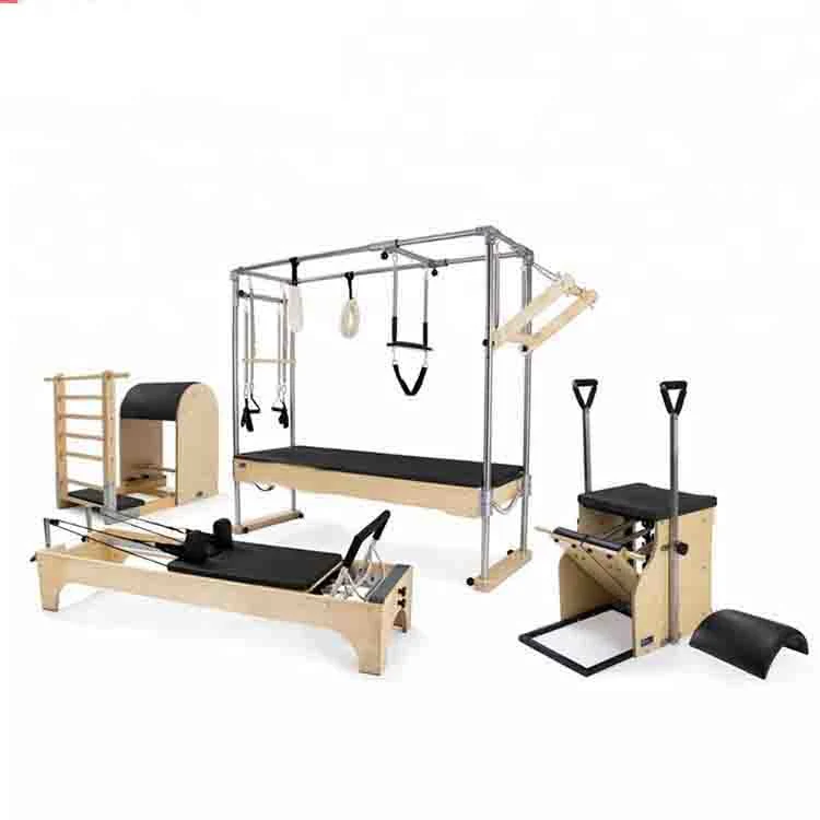 Gym Equipment Yoga Exercise Pilates Reformer Cadillac with Full Trapeze Combination