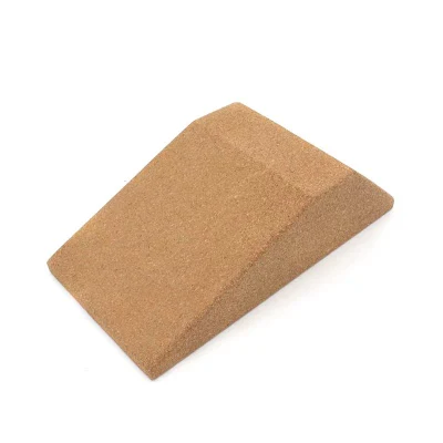 High Quality Sport Cork Squat Wedge Blocks for Yoga Incline Cork Slant Board 2PCS