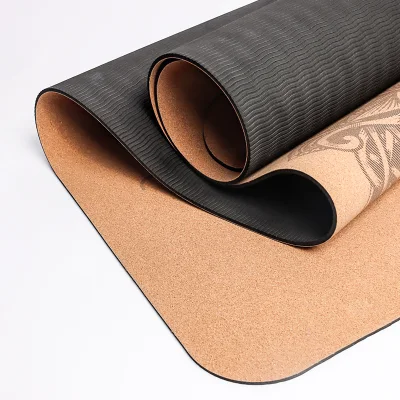 Cork Product Gym and Home Use Non-Slippery Natural Yoga Mat