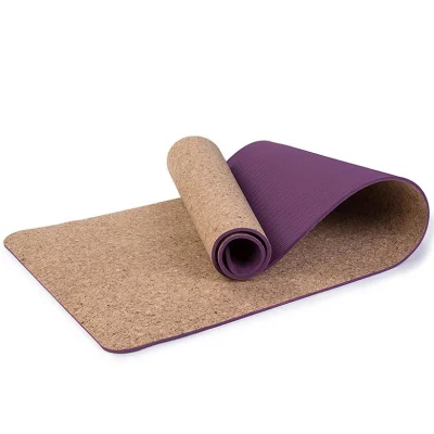 Adult OEM ODM Carton Custom Color Waterproof Pilates Mats Cork TPE Yoga Mat