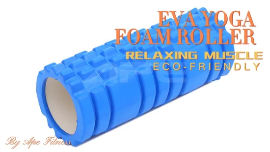 Ape Fitness High Density Massage Roller Relaxing Muscle Columnar Eco Friendly Custom Brand Wholesale Yoga Roller Foam Roller