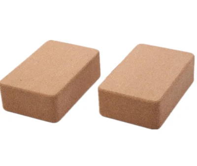 Cork Yoga Blocks Brick Cork Exercise Natural Non-Slip Blocks