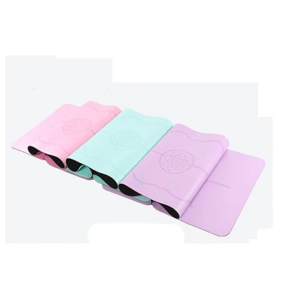 Low MOQ Anti Fatigue PU Leather Sport Gym Use Yoga Mat Pad Durable Rubber No Slip Exercise Mat for Yoga