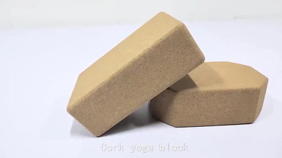 2023 New Design Print Custom Natural Cork Yoga Block